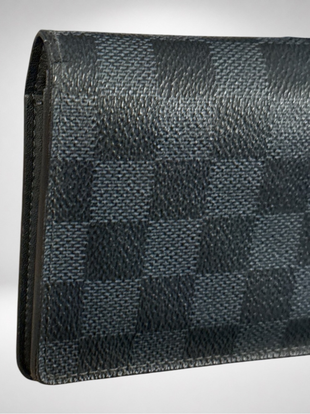 Louis Vuitton Authentic Portefeuille Brazza Long Wallet Damier Graphite Canvas - Picture 3 of 15
